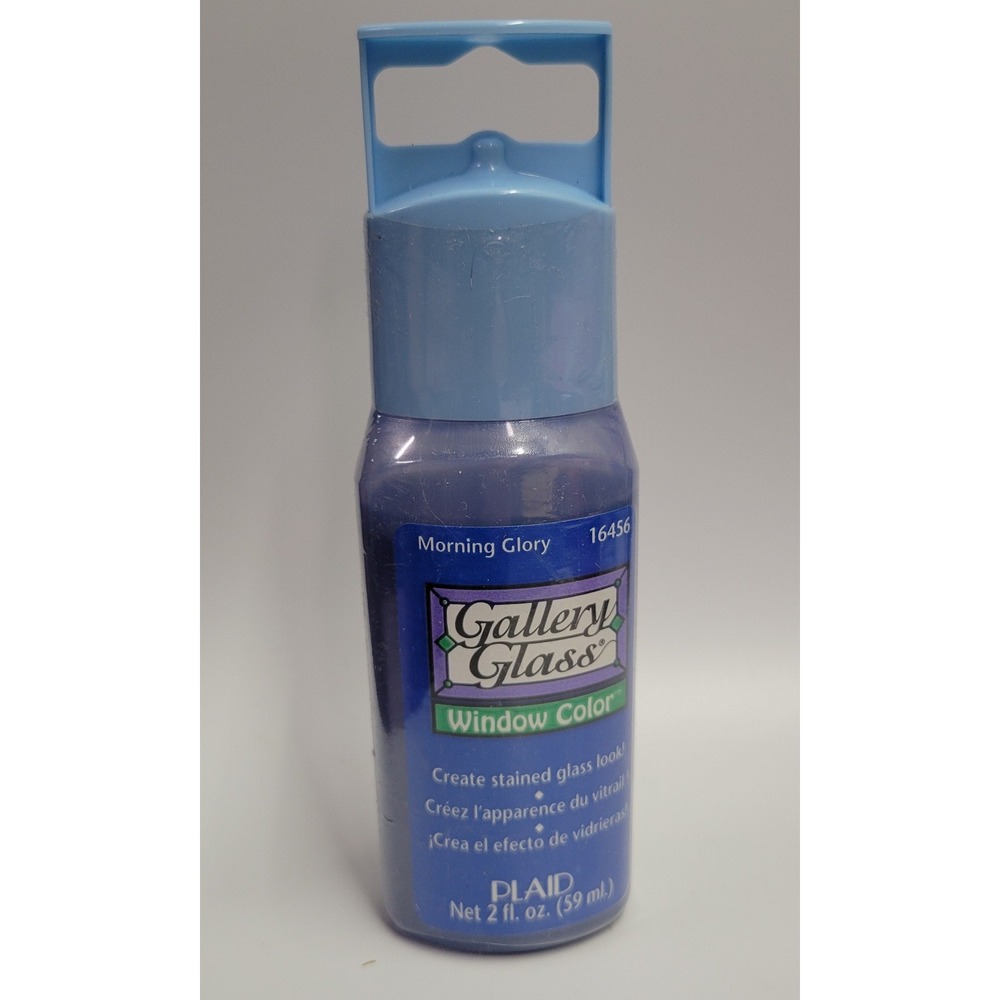 Plaid Gallery Glass Window Color 16456 Morning Glory 2oz Stained Glass Paint NEW